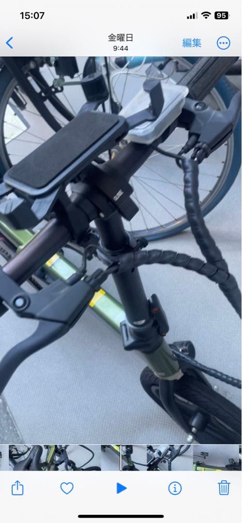 Hold On 折りたたみ自転車 メタリックカーキ 16.7kg 最大100km
