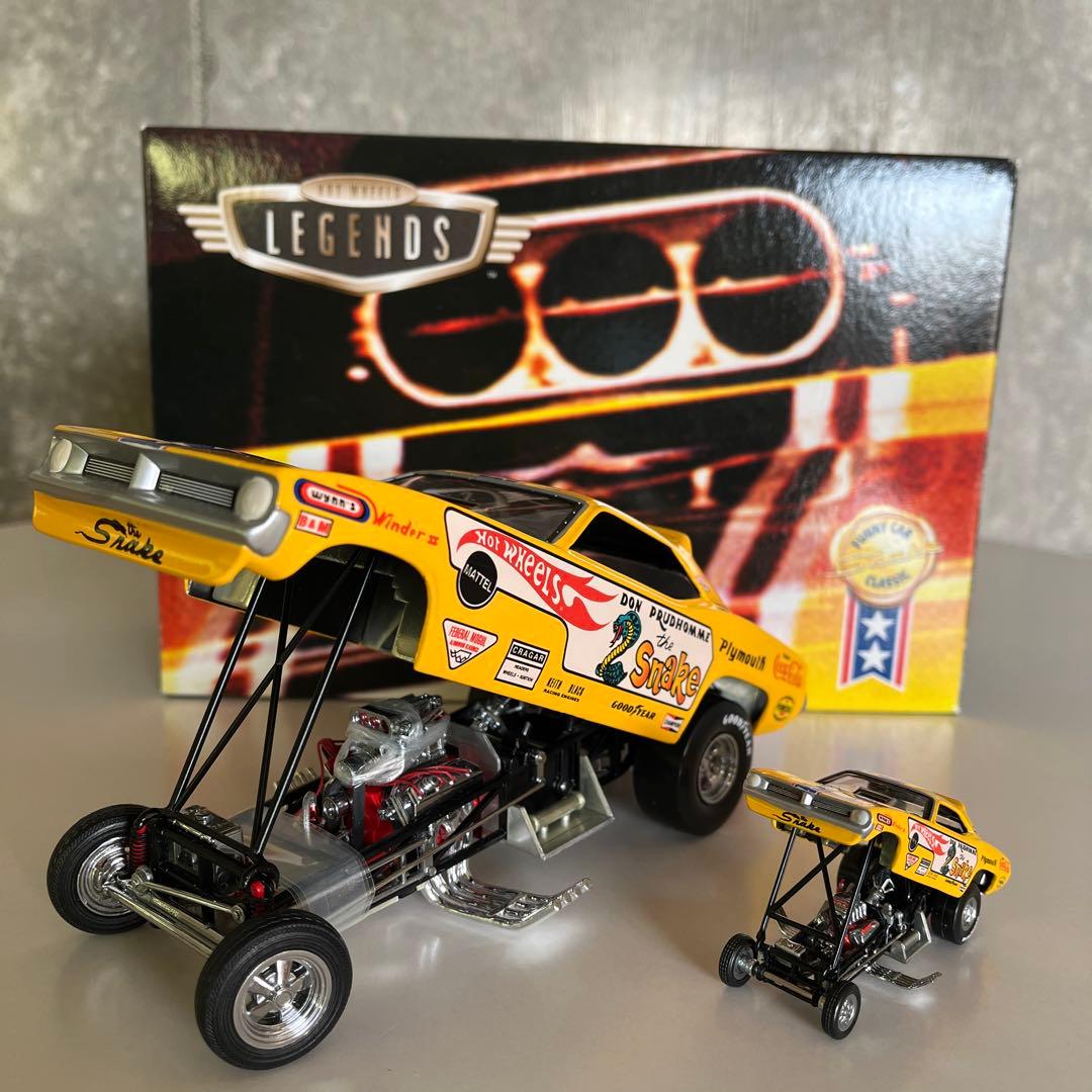 ☆ホットウィール☆1970プリムス バラクーダ☆ドラッグレーサー2台セット☆希少