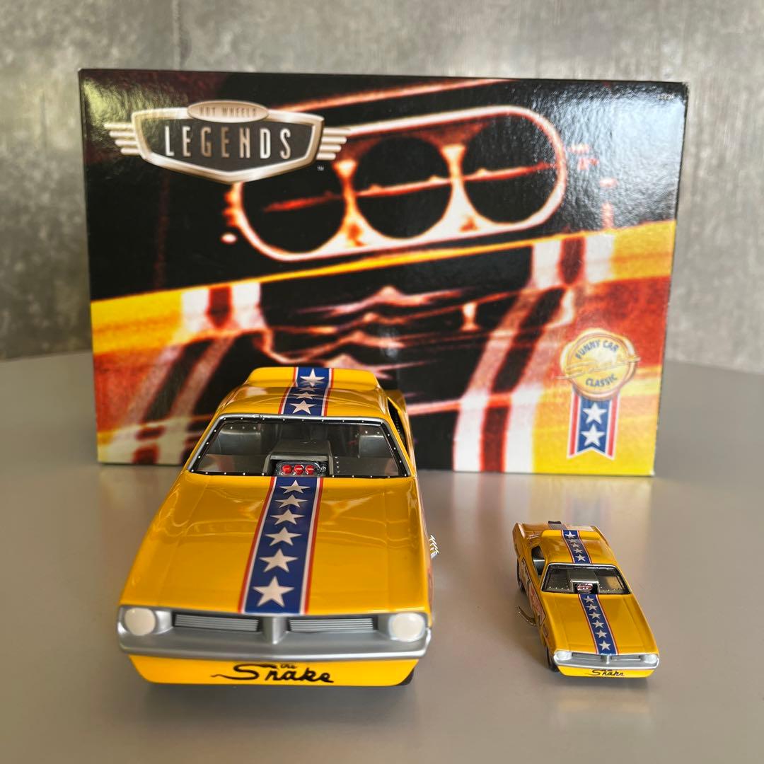 ☆ホットウィール☆1970プリムス バラクーダ☆ドラッグレーサー2台セット☆希少