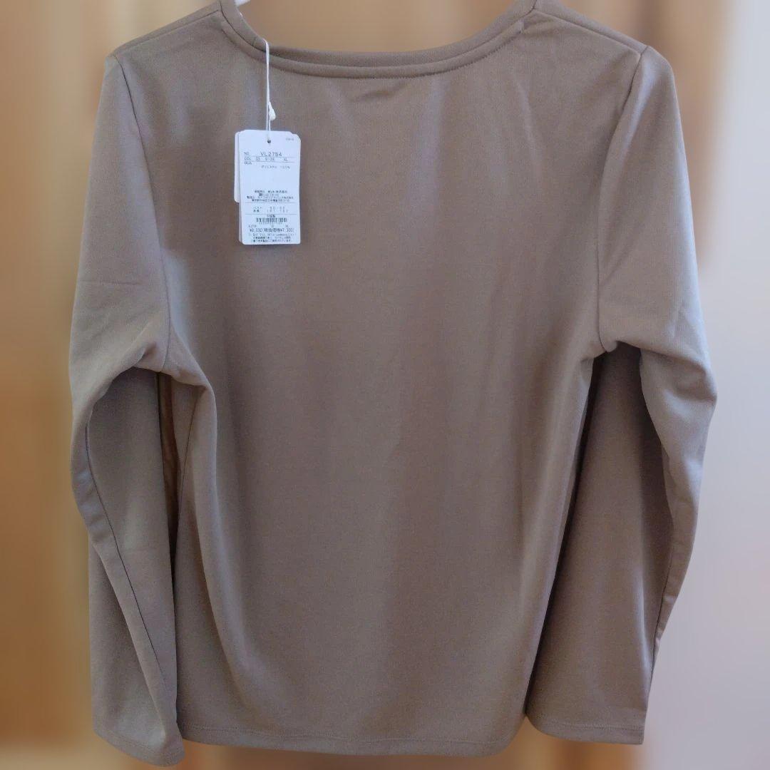 FILA　新品タグ付　キャメルアップリケＴシャツ　ロンT　XL