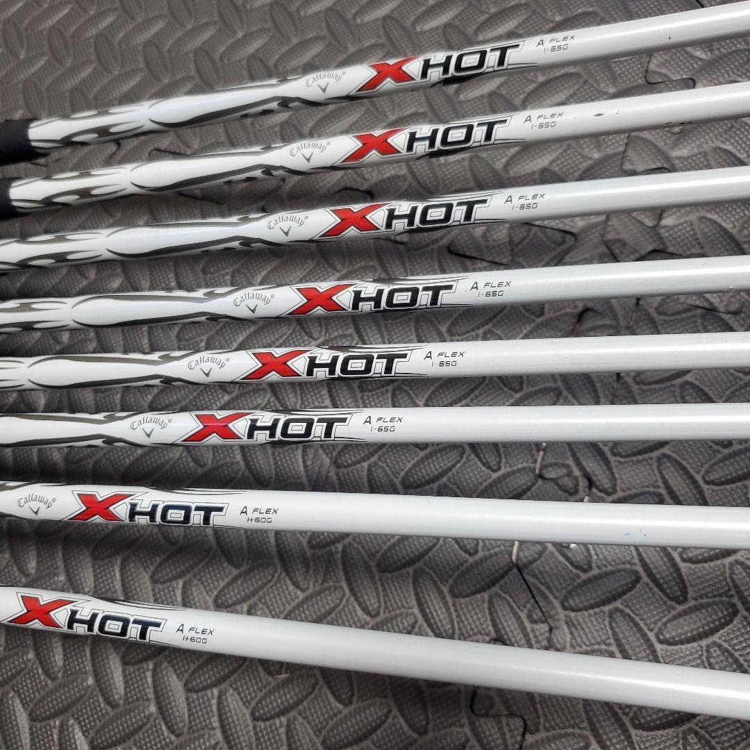 希少 Callaway X HOT レフティ アイアン ユーティリティ 8本