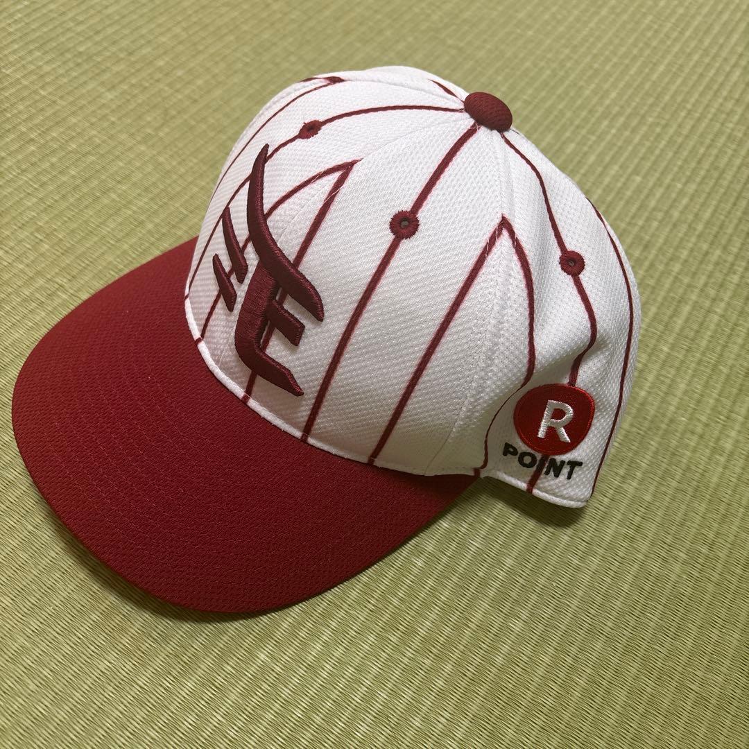 楽天イーグルス 岡島 豪郎実使用 帽子　キャップ　プロ野球