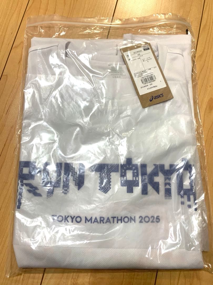 週末限定値下げ　東京マラソン2025 asics Tシャツ