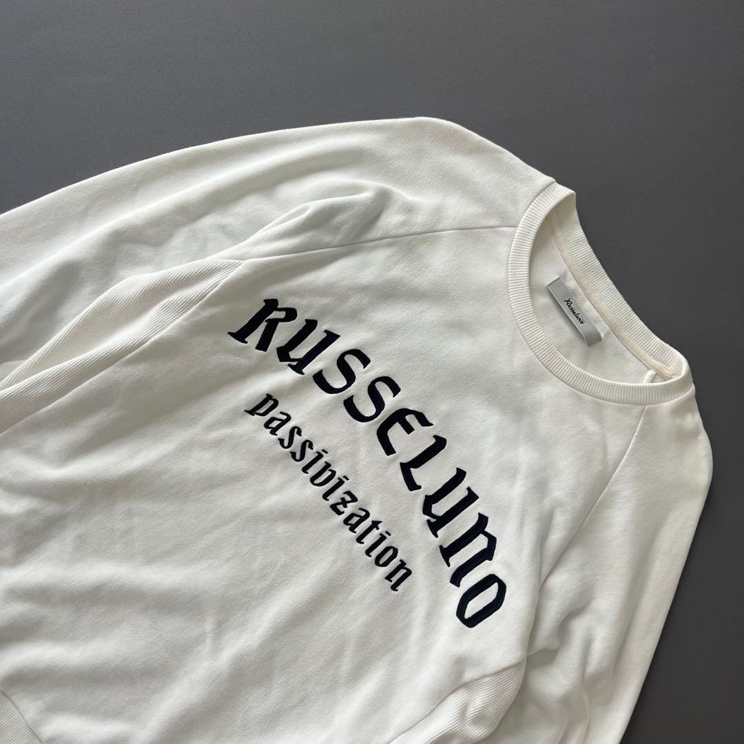 Russeluno ラッセルノ　ロゴ刺繍　メンズ　スウェット　トレーナー　ゴルフ