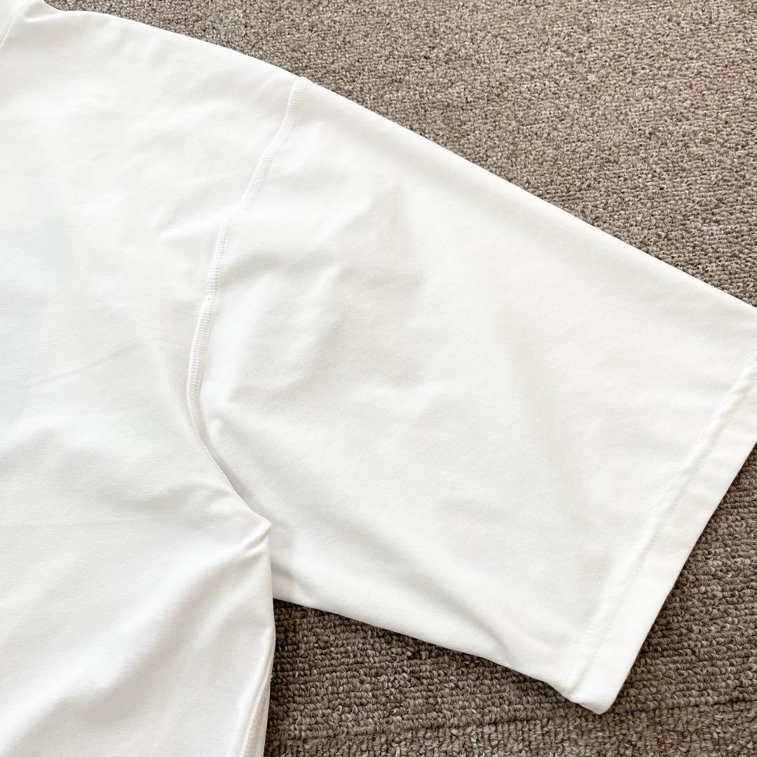 美品　サルベージパブリック　モックネック　半袖シャツ　カットソー　ホワイト　M