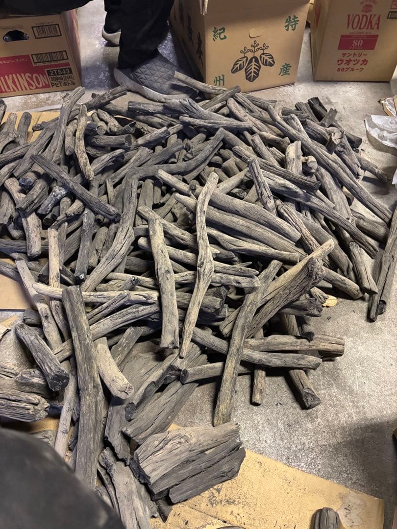 紀州備長炭　馬目　小炭　１５キロ