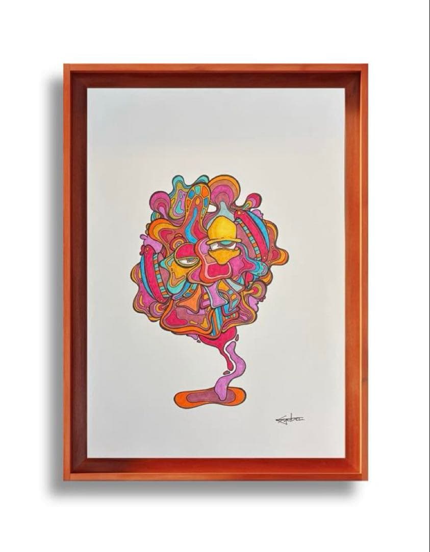 『FACE02』A4サイズ syoboオリジナル原画　コピック