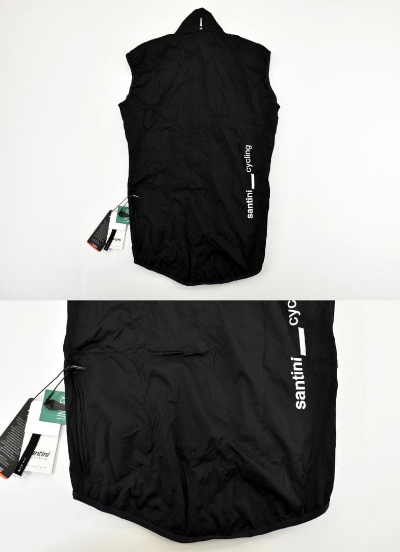 Santini MAGIC パッカブル ベスト size:L ブラック