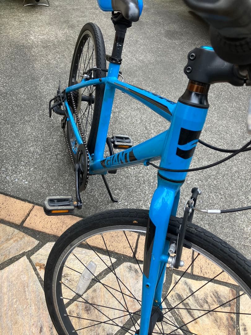 引取のみ 池袋周辺giant 24インチ中古 ブルー 身長135-155cm
