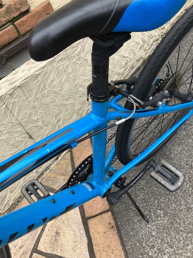 引取のみ 池袋周辺giant 24インチ中古 ブルー 身長135-155cm