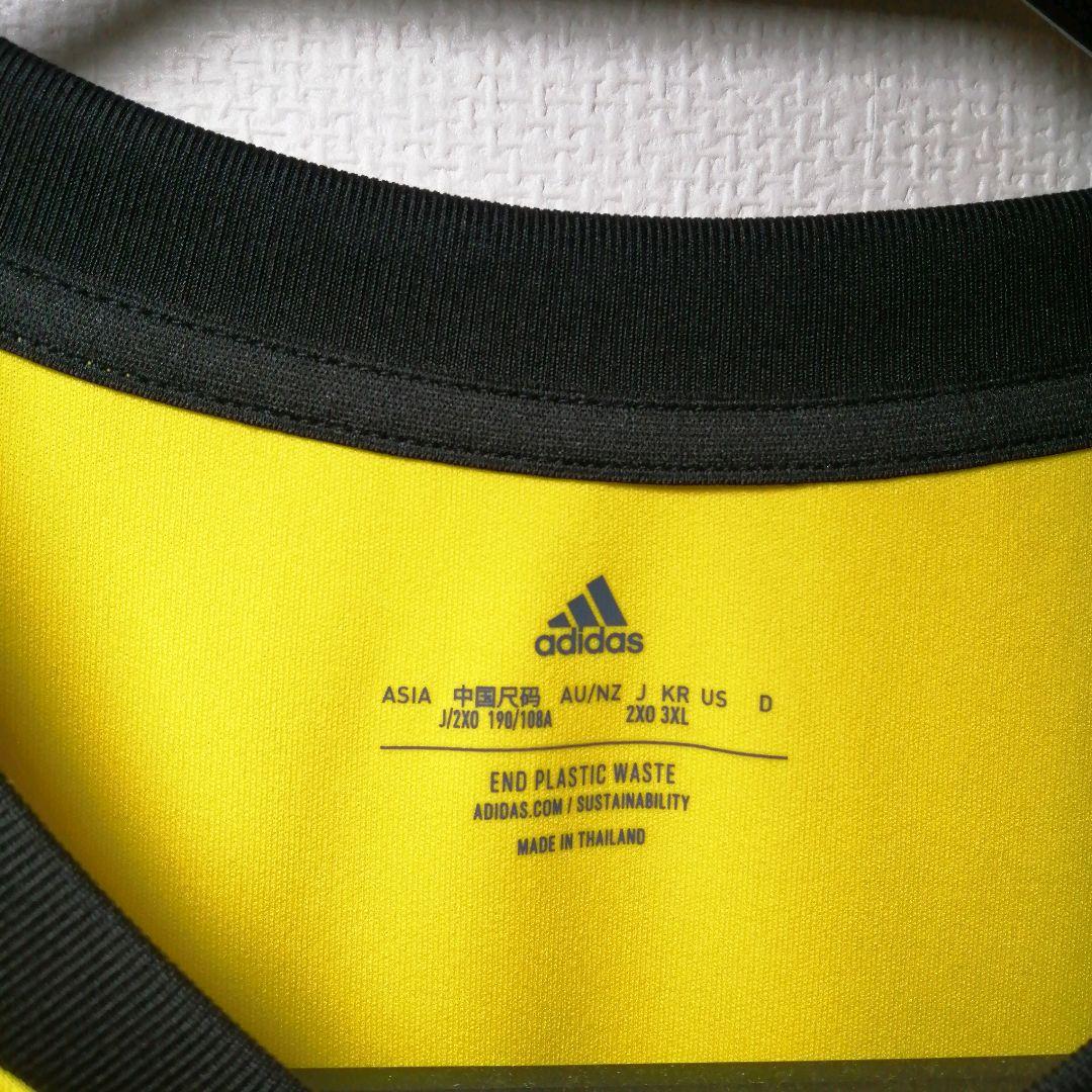 【未使用】adidas サントリーサンゴリアス 限定Tシャツ サイズ2XO 黄