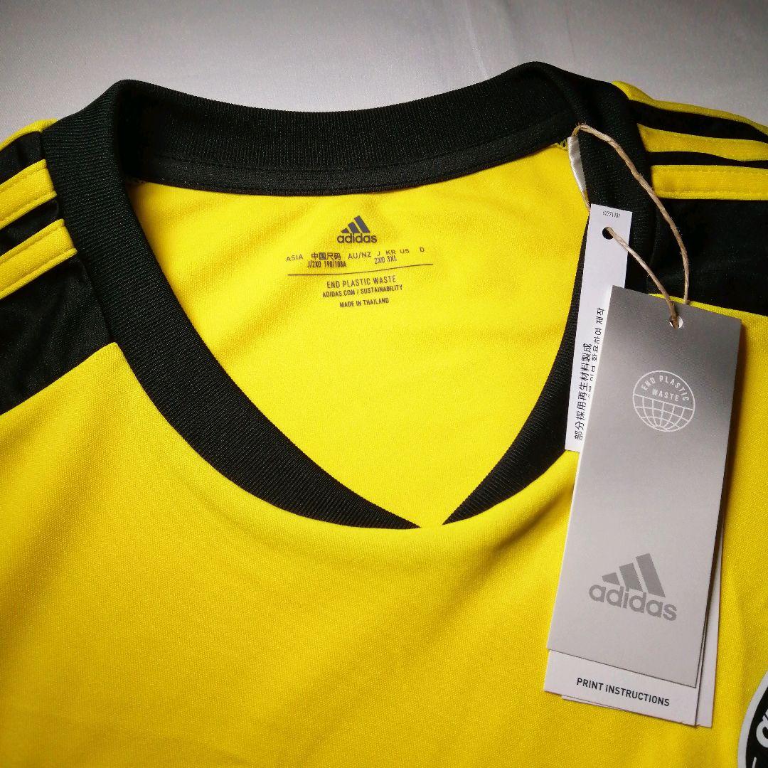 【未使用】adidas サントリーサンゴリアス 限定Tシャツ サイズ2XO 黄