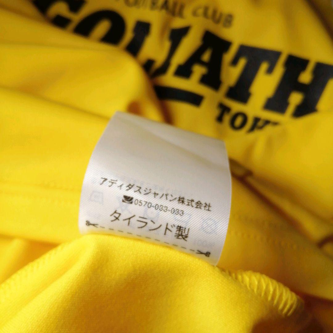 【未使用】adidas サントリーサンゴリアス 限定Tシャツ サイズ2XO 黄