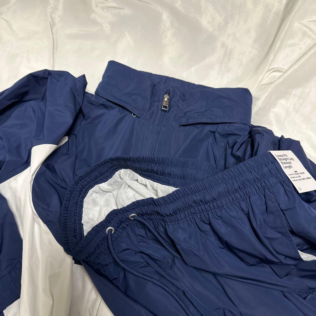 新品　完売　ネイビー　2XLサイズ　NIKE ビッグスウッシュ セットアップ