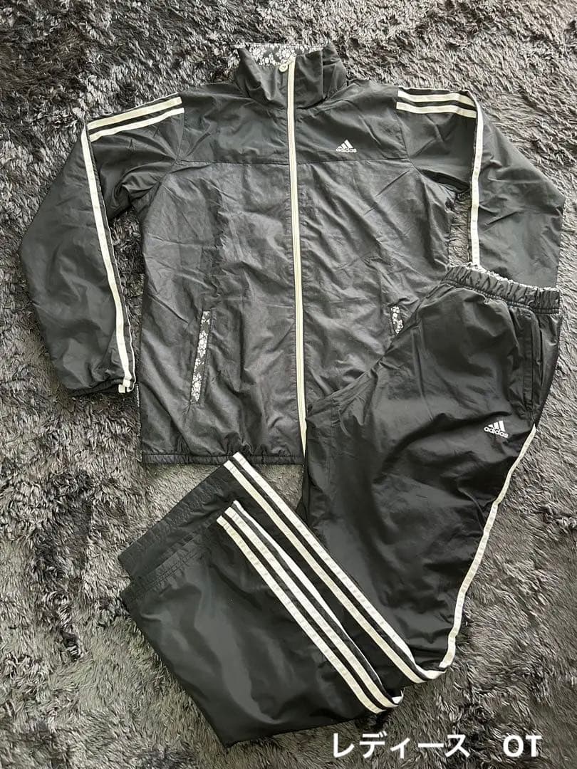 adidas climaproof アディダス ジャージ セットアップ　ブラック