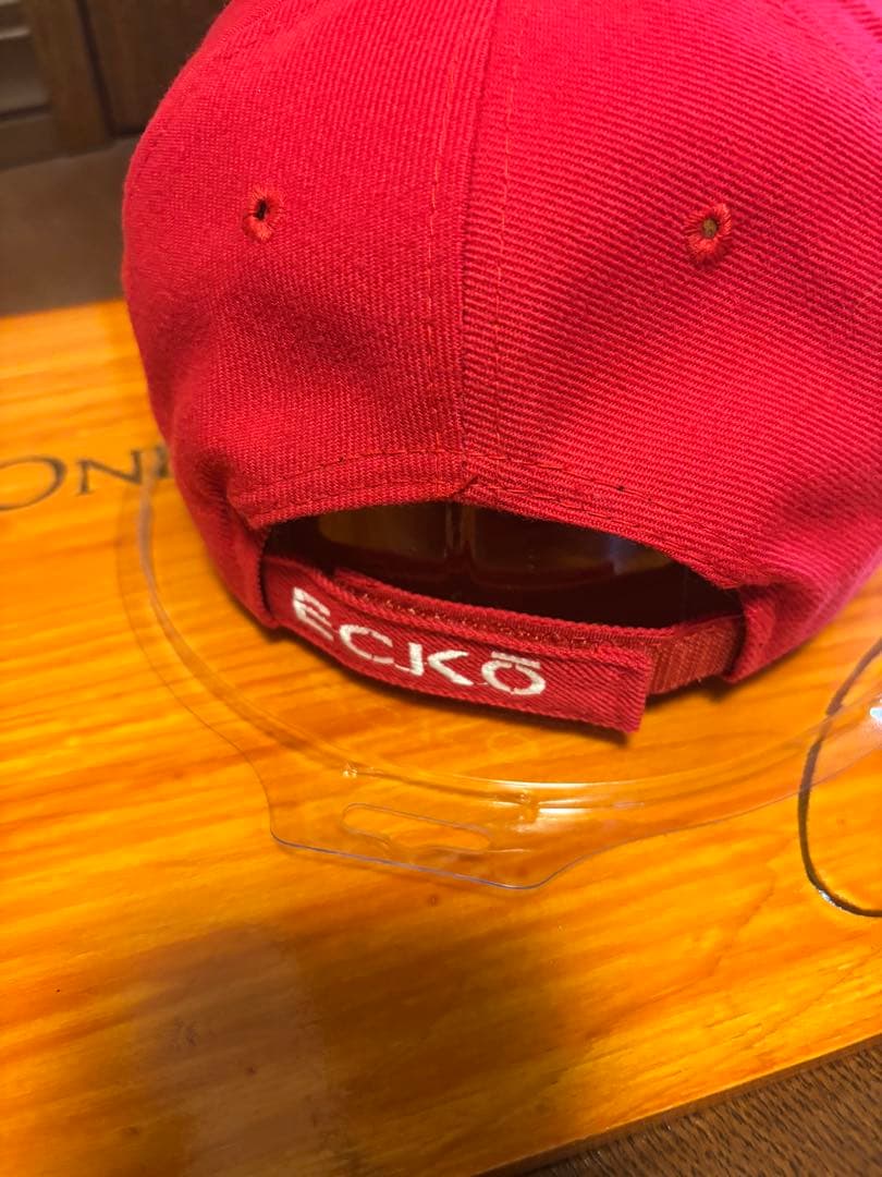 超ビンテージECKO UNLTDキャップ ホワイトロゴ
