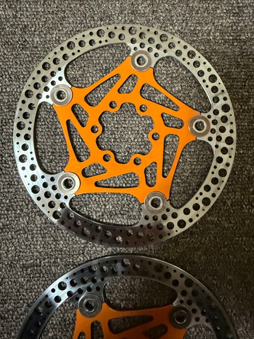 HOPE ディスクローター　φ160mm 2枚セット　オレンジ