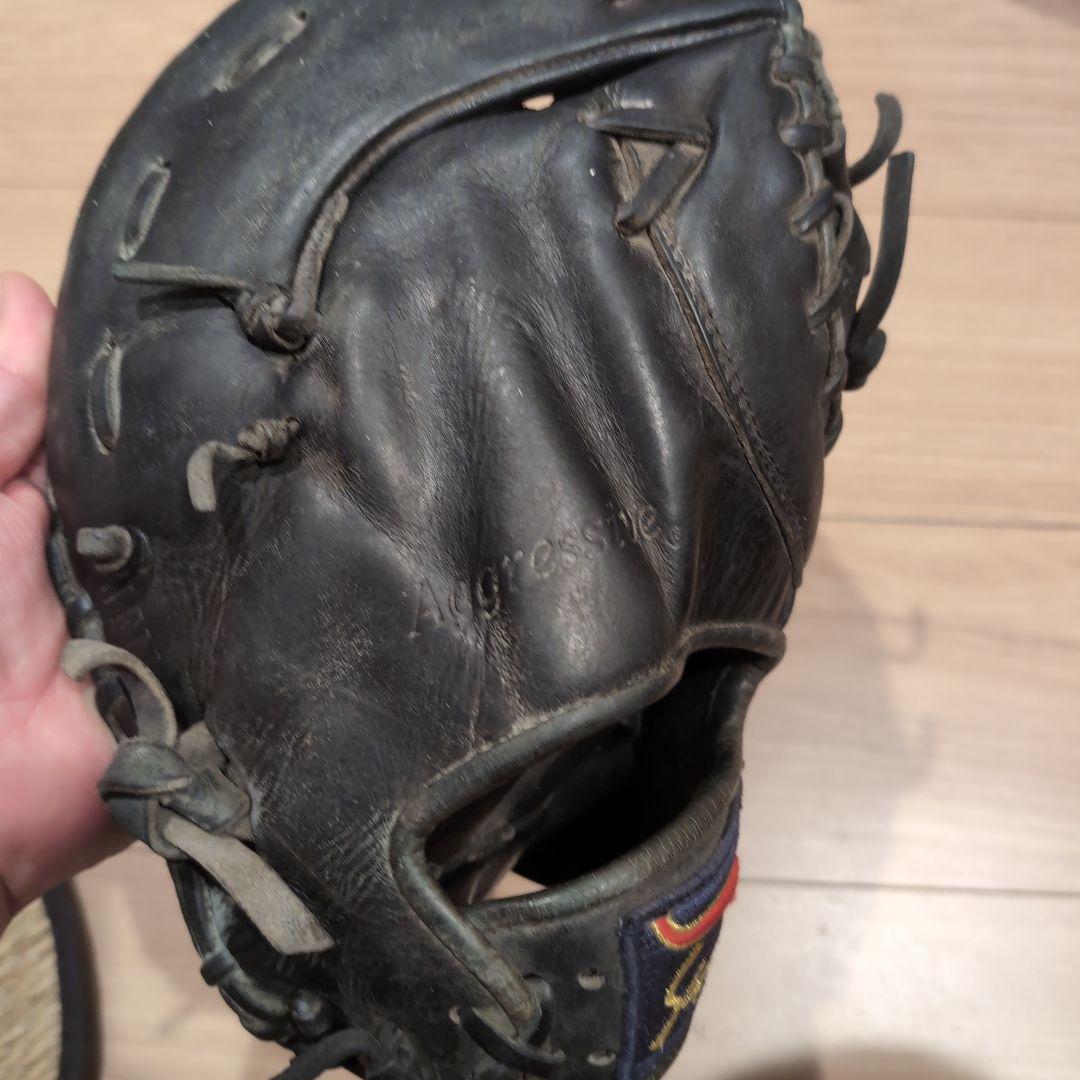 久保田スラッガーSlugger 軟式グローブファーストミット 黒　少年野球