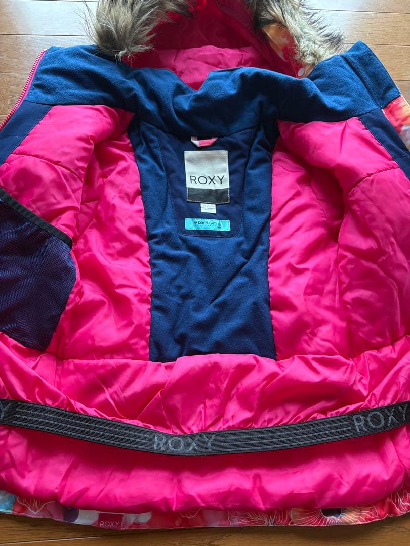 ROXY スキーウェア（子ども用）カラフル花柄