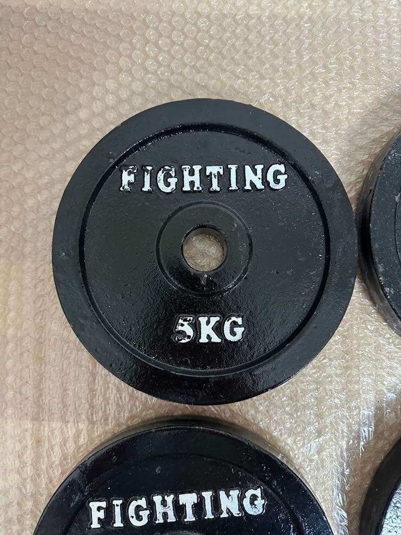 ファイティングロード 5kg 4枚 20kg ダンベル バーベル プレート 追加