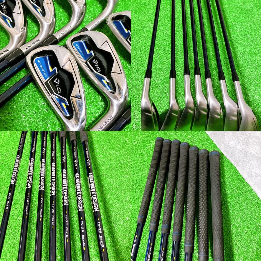 TOURSTAGE ViQ メンズゴルフクラブ13本フルセット 右 S ビギナー