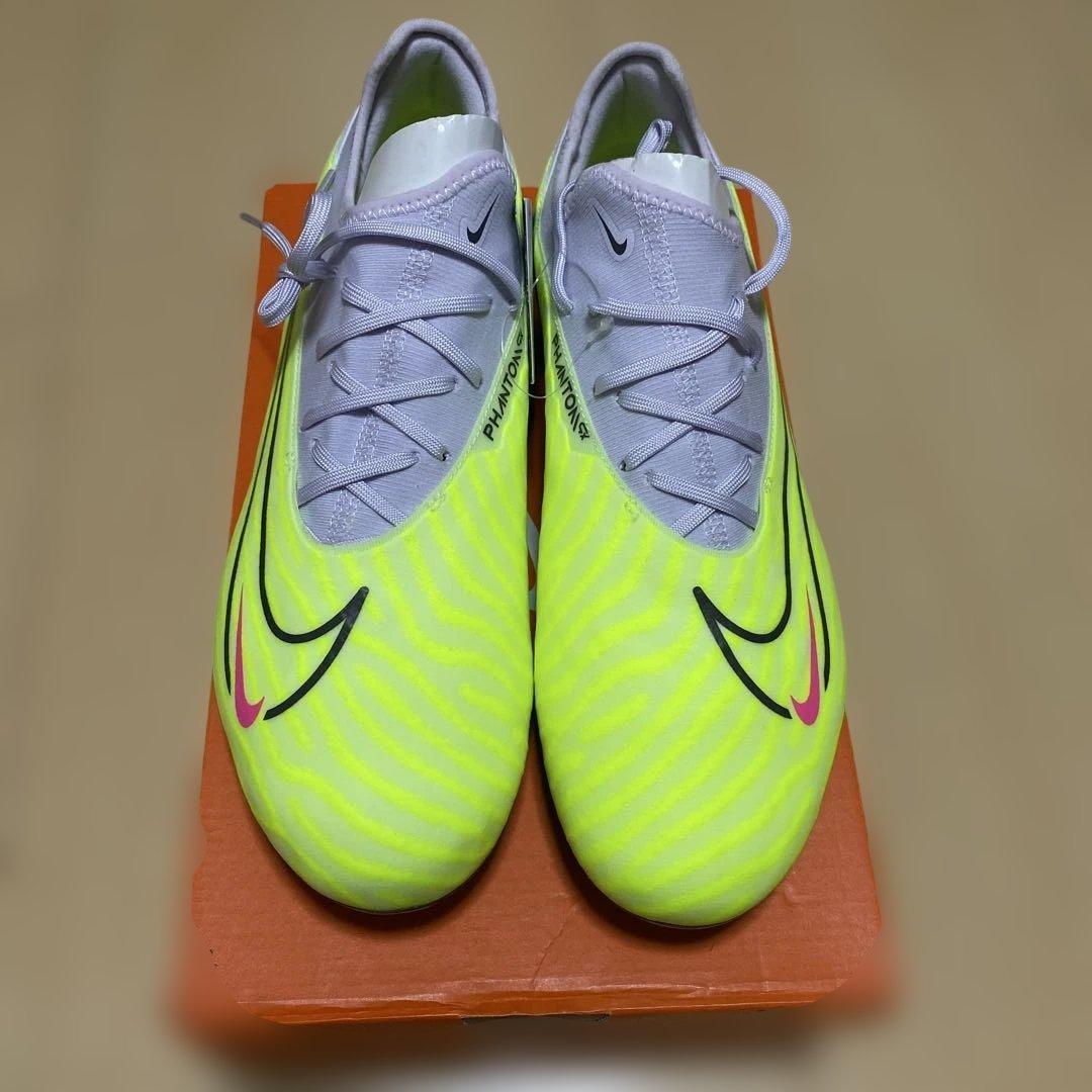 ★新品未使用・送料無料 ナイキ サッカースパイク 黄灰 28★