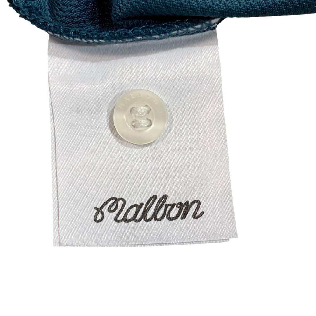 MALBON GOLF マルボン ゴルフ 半袖 ポロシャツ ブルー系 メンズ