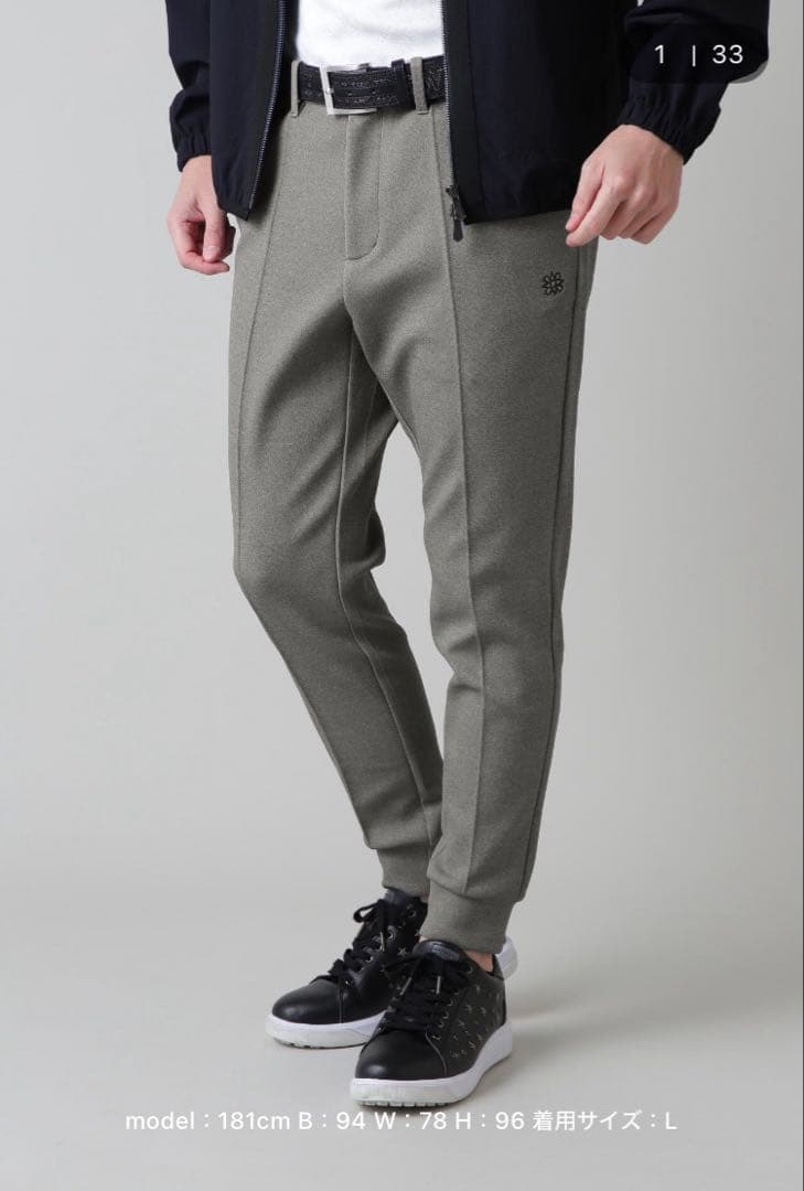 新品St ANDREWS ダンボールニットパンツ (L) ジョガーパンツ