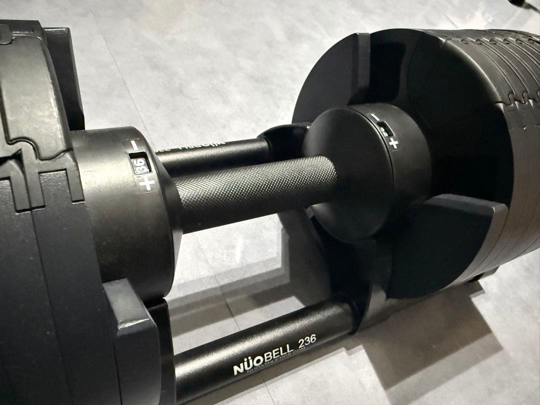 ①フレックスベル 36kg 2キロ刻み FLEXBELL オールブラック　1/2