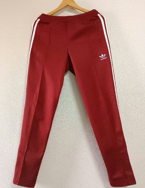 adidas ベッケンバウアー ジャージ パンツ バーガンディ L 美品