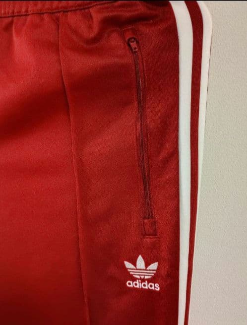 adidas ベッケンバウアー ジャージ パンツ バーガンディ L 美品