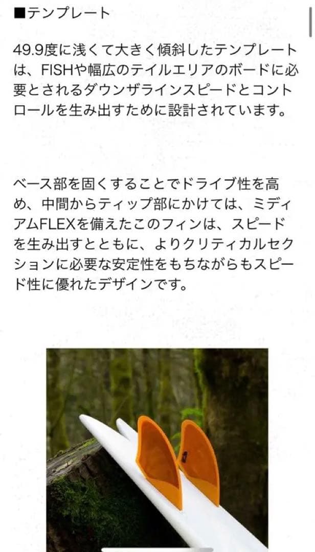 PUSHFINS  ツインキールフィン