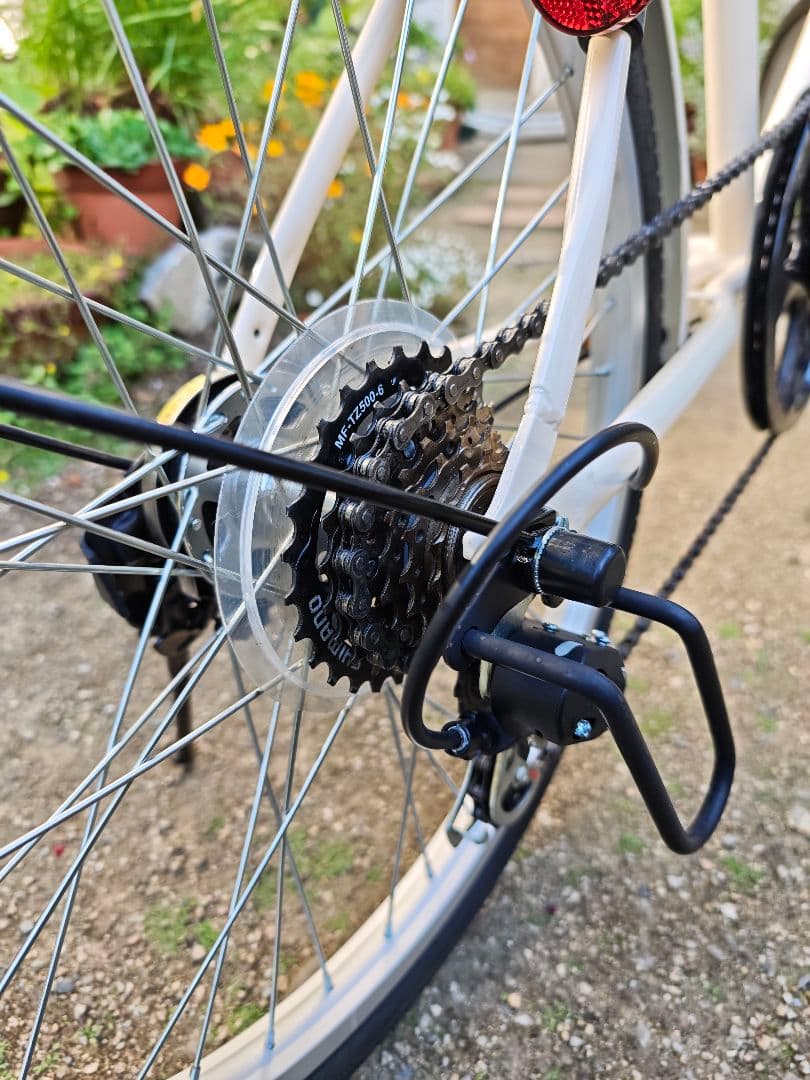 [直接引き渡しのみ] アサヒ　Cream Mini　ミニベロ　自転車　6段変速