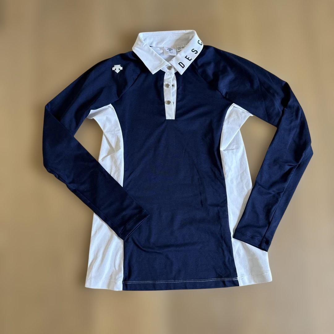DESCENTE GOLF レディース長袖ポロシャツ