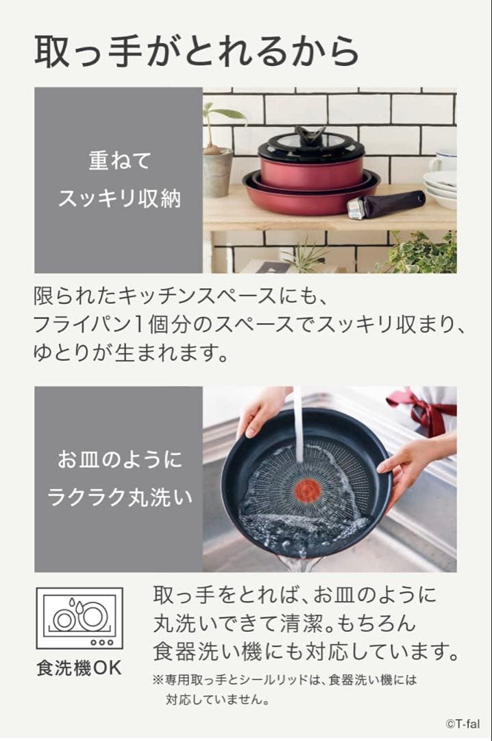 【新品迅速発送】ティファール　ルージュ　ソースパン　アンリミテッド6点セットIH