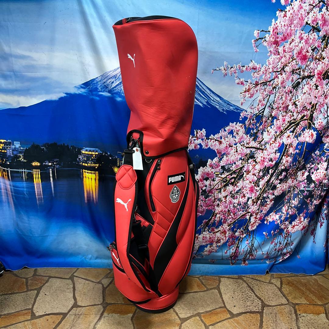 寶BY-1276 PUMA キャディバッグ 内径約21cm 重量約2.9kg