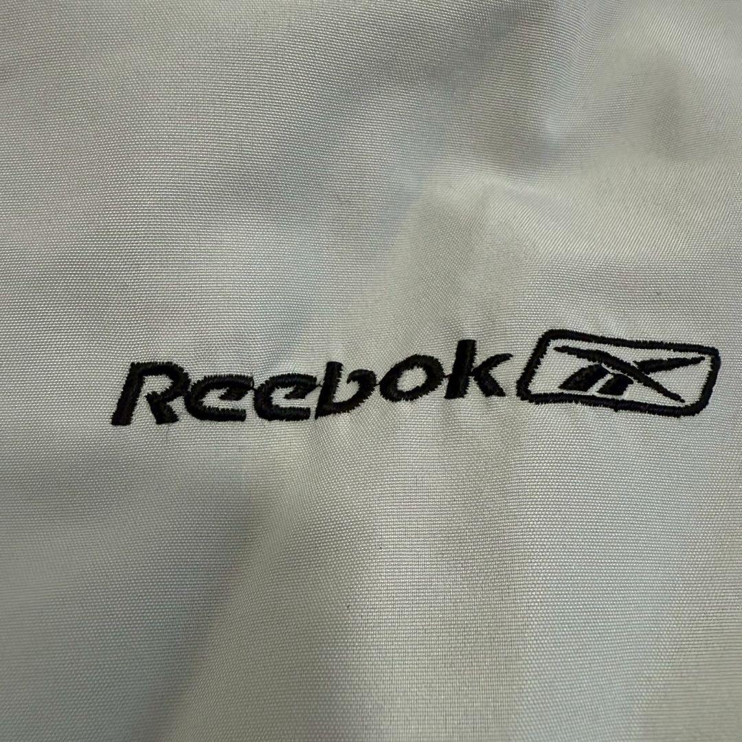 美品 Reebok セットアップ XL 銀 ジャージ　大きいサイズ　リーボック