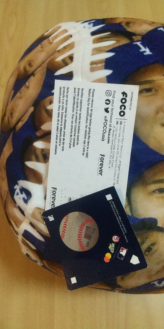 MLB大谷翔平 顔だらけ 　ドジャース クッション 公式 正規品　ラスト1点