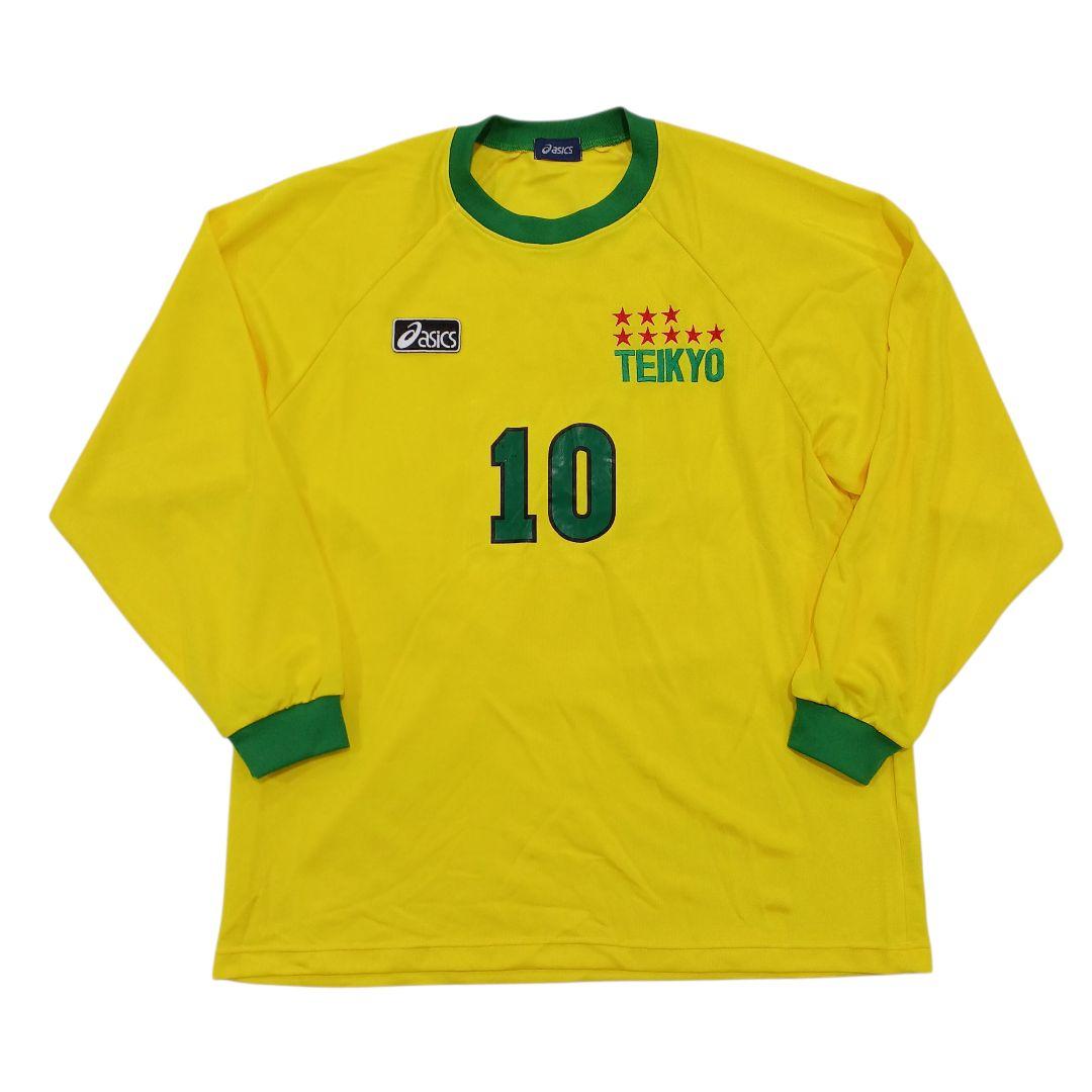 90s 帝京高校 サッカー部 ユニフォーム asics 10番 アシックス