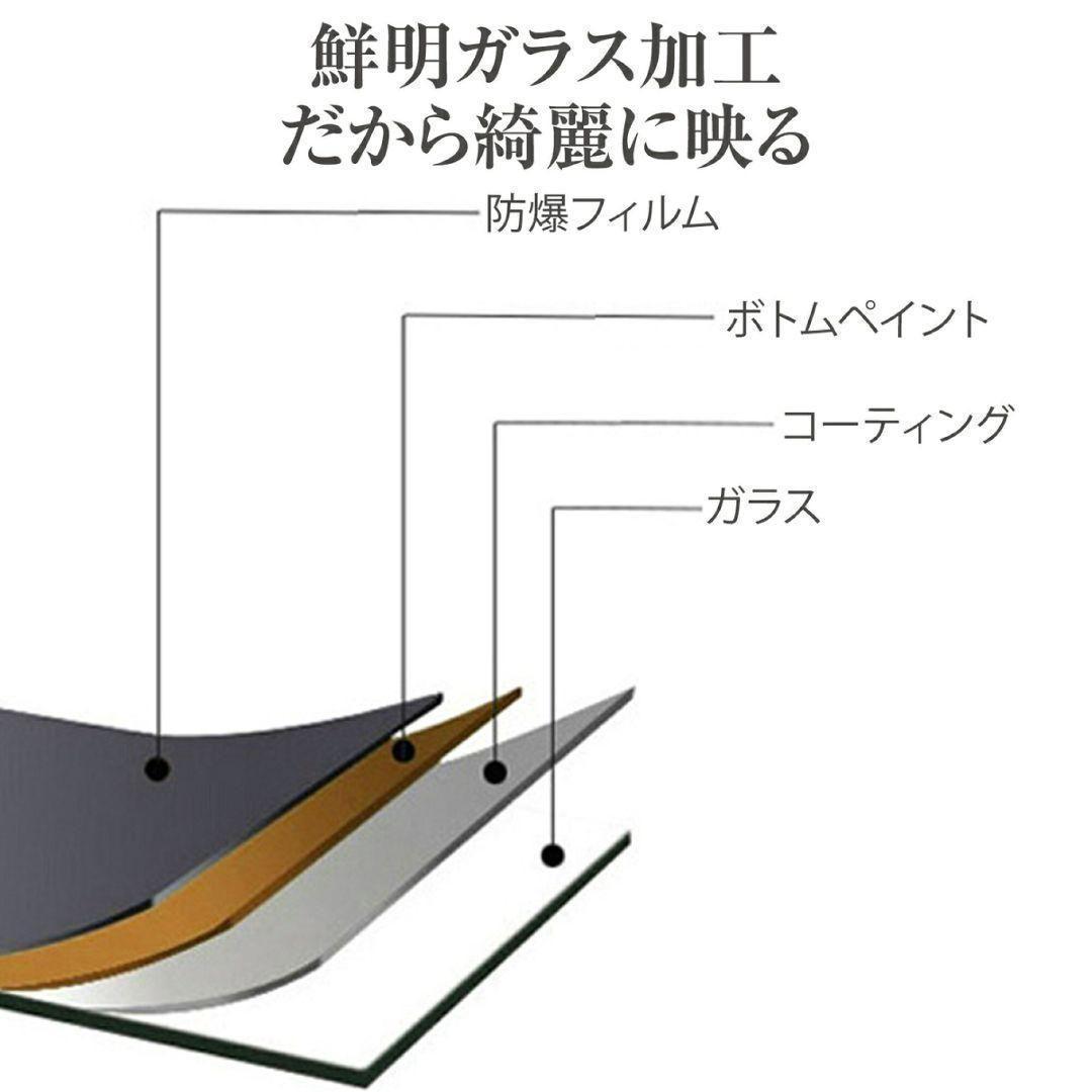 スタンド ミラー 全身鏡 160cmx50cm シルバー 1425