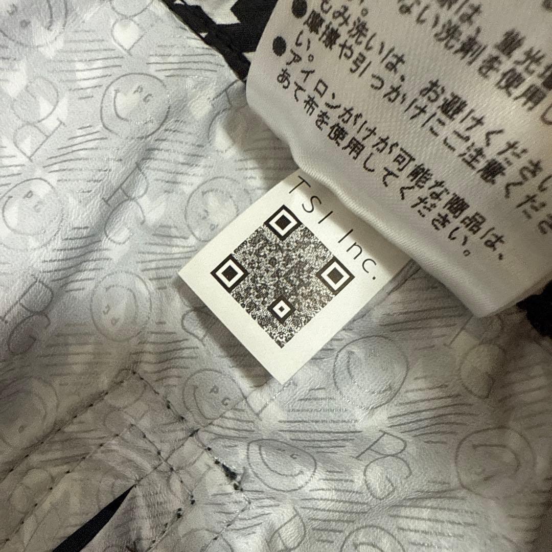 新品　 PEARLY GATES 千鳥柄　サイドビッグロゴ　防水透湿 パンツ