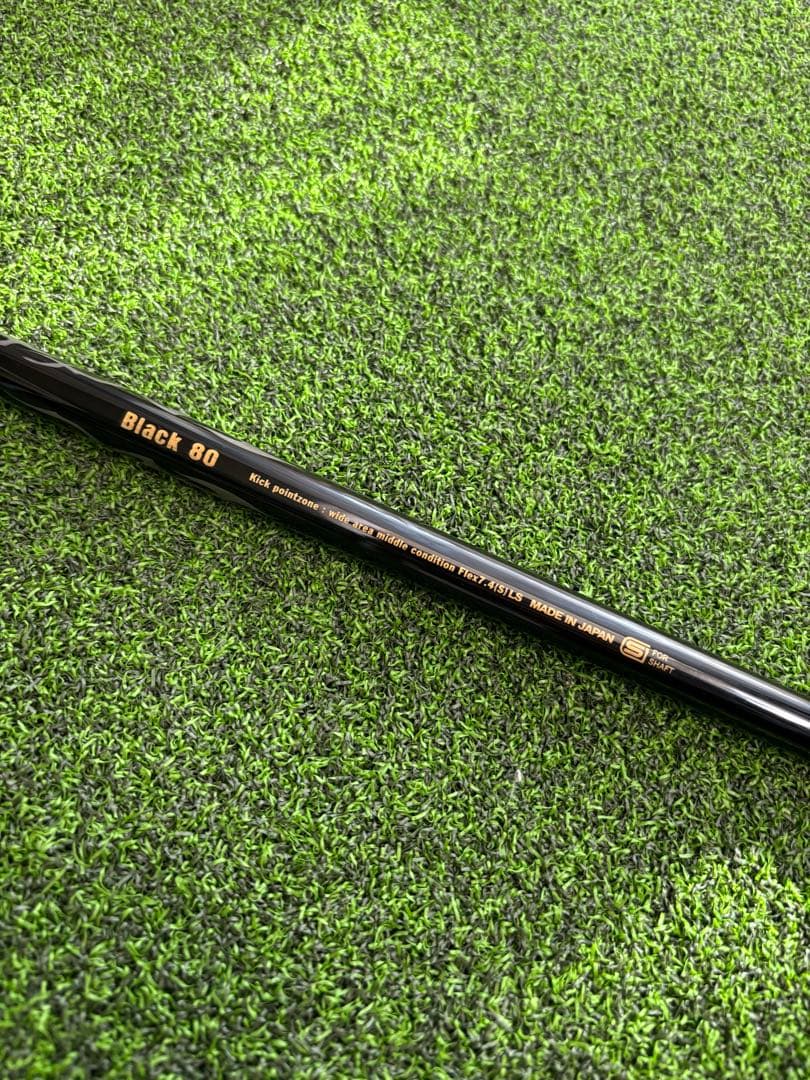 シャフト　クレイジーBlack 80 短尺1w用pingスリーブ