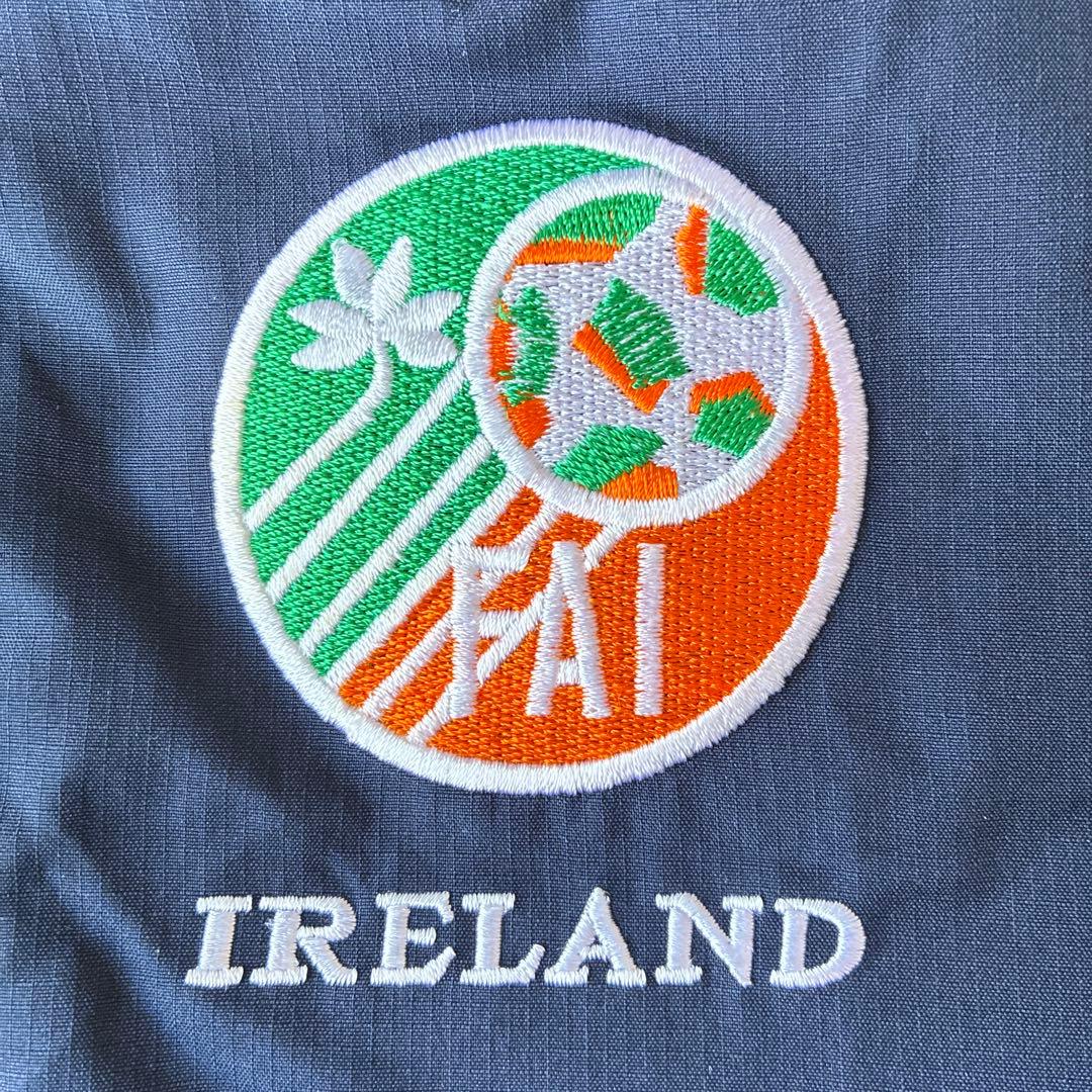 【激レア】00s UMBRO×アイルランド代表/トラックパンツ/刺繍ロゴワッペン