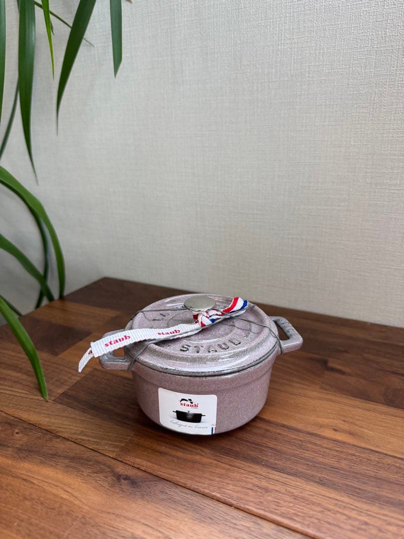 【新品未使用】STAUB ココットラウンド 10cm シフォンローズ