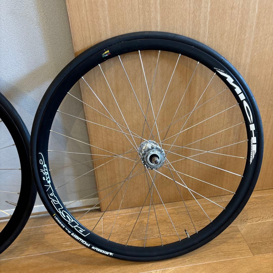 Miche 完組ピストホイール Michelin Power タイヤ付き