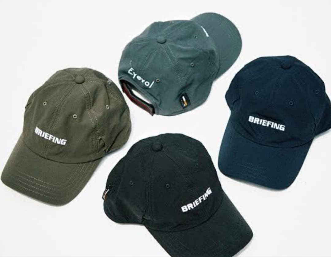 Briefing golf× eyevol GLASSHOLD CAP オリーブ