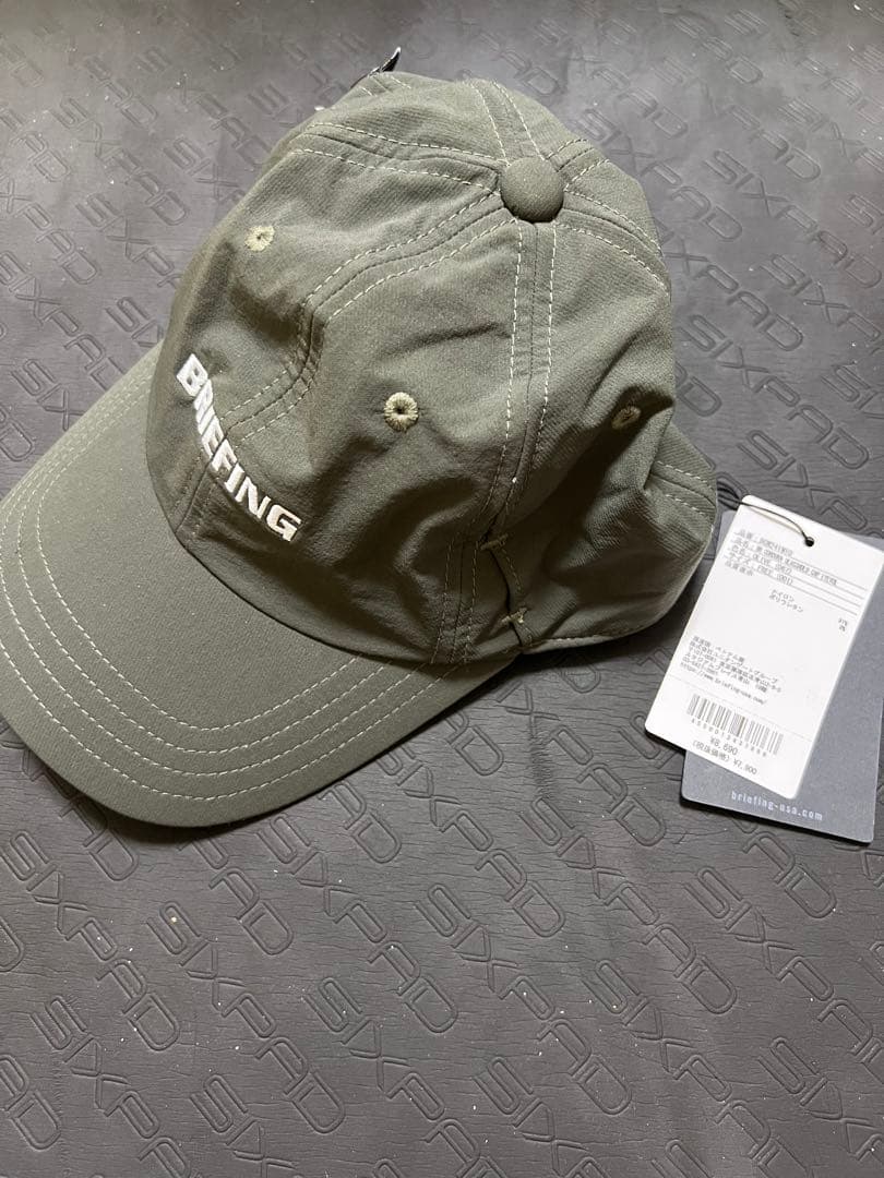 Briefing golf× eyevol GLASSHOLD CAP オリーブ