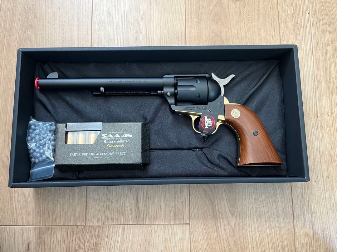 東京マルイ　SAA .45 カスタムモデル　キャバルリー　エアーコッキングガン