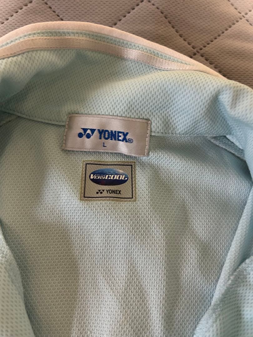 YONEX 水色ポロシャツと白プリーツスカートセット