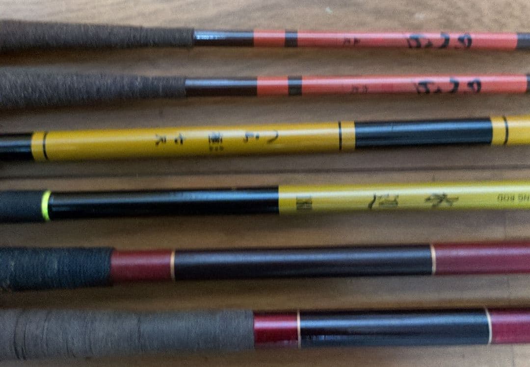 【まとめ売り】6本セット　へら竿　ヘラブナ竿 5尺〜15尺程度